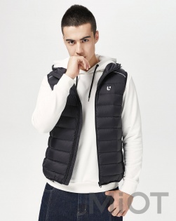 Пуховий жилет Xiaomi Uleemark short sleeves down jacket L Black 117304004